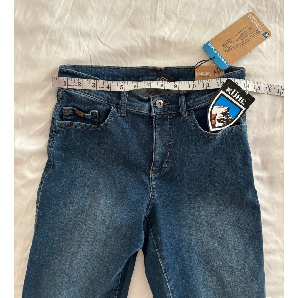 Kuhl Jeans Skinny Kurve Womens 4 Regular Blue Kontour Flex 9" Rise Boot friendly - Picture 15 of 16